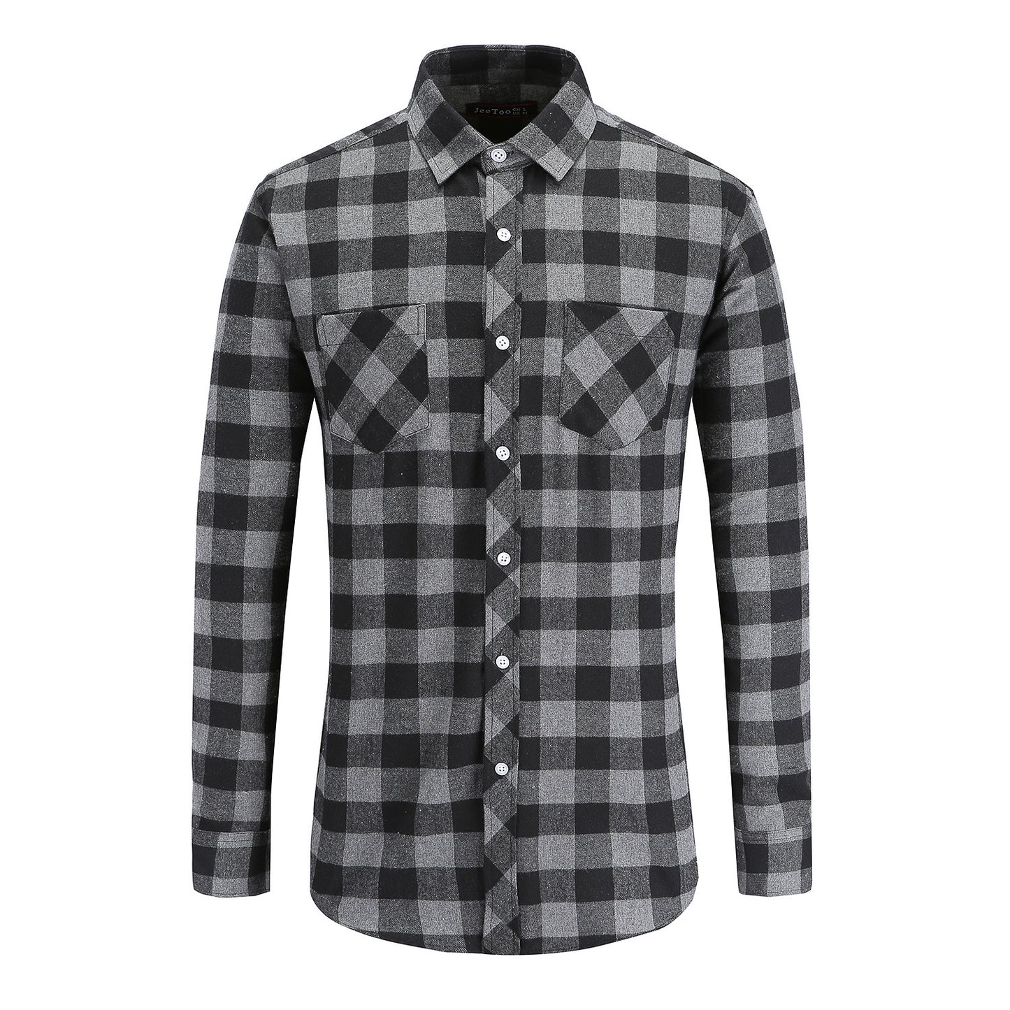 European And American Cotton Fleece Plaid Jacket
