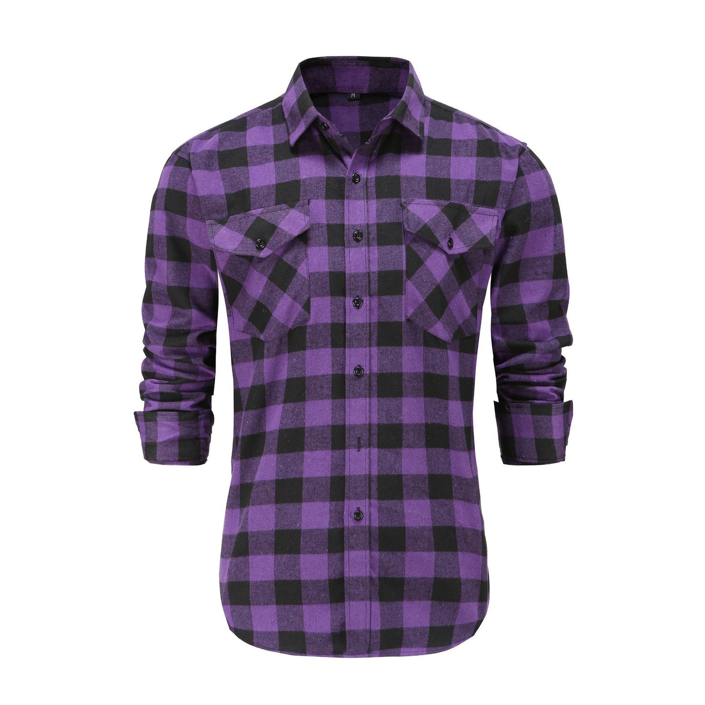 European And American Cotton Fleece Plaid Jacket