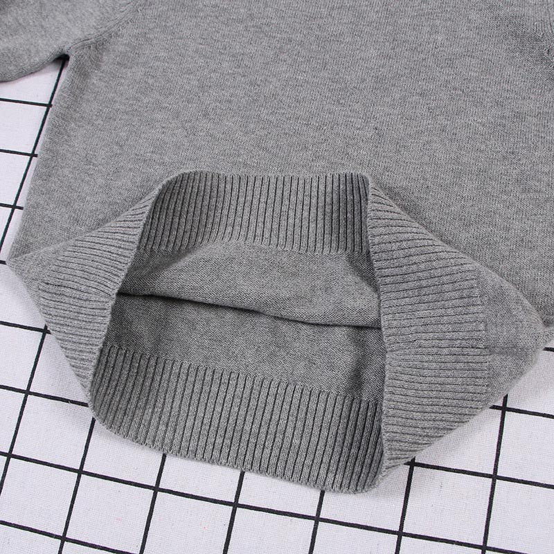 New  Baby Boys Girls Sweater Kids Pullover Solid Color Cotton