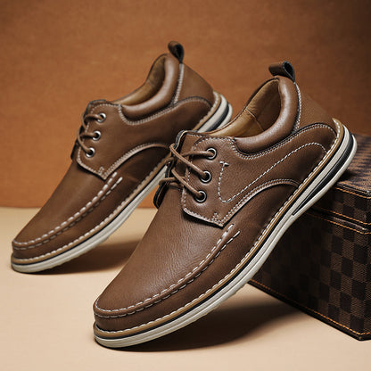 Casual Leather Shoes Worker Men's Shoes