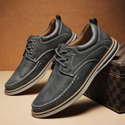 Casual Leather Shoes Worker Men's Shoes
